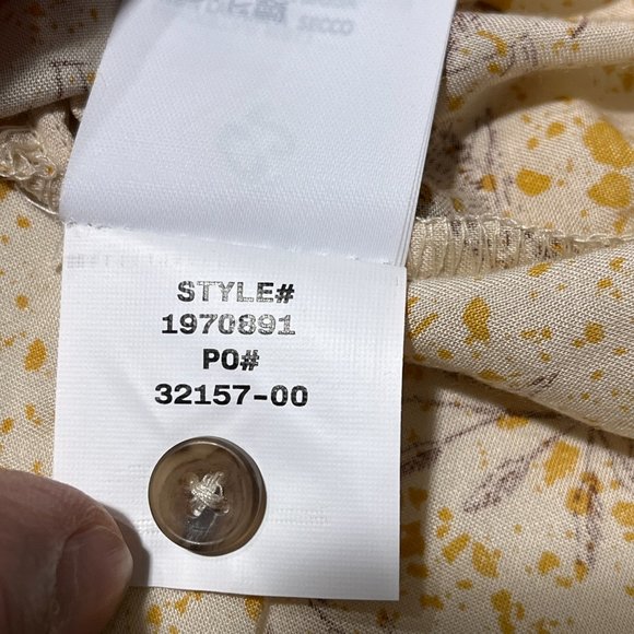 NWT Prana Women's Iguala Top "Golden Hour Escape" Size Large Short Sleeve - Picture 6 of 9